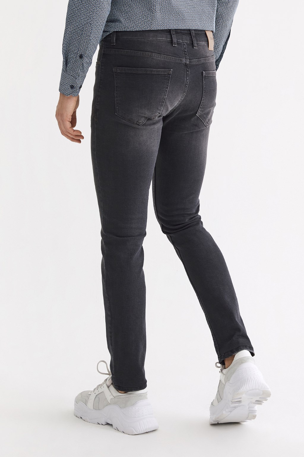 Antrasit Slim Fit Jean Pantolon A92Y3568-44 - AVVA