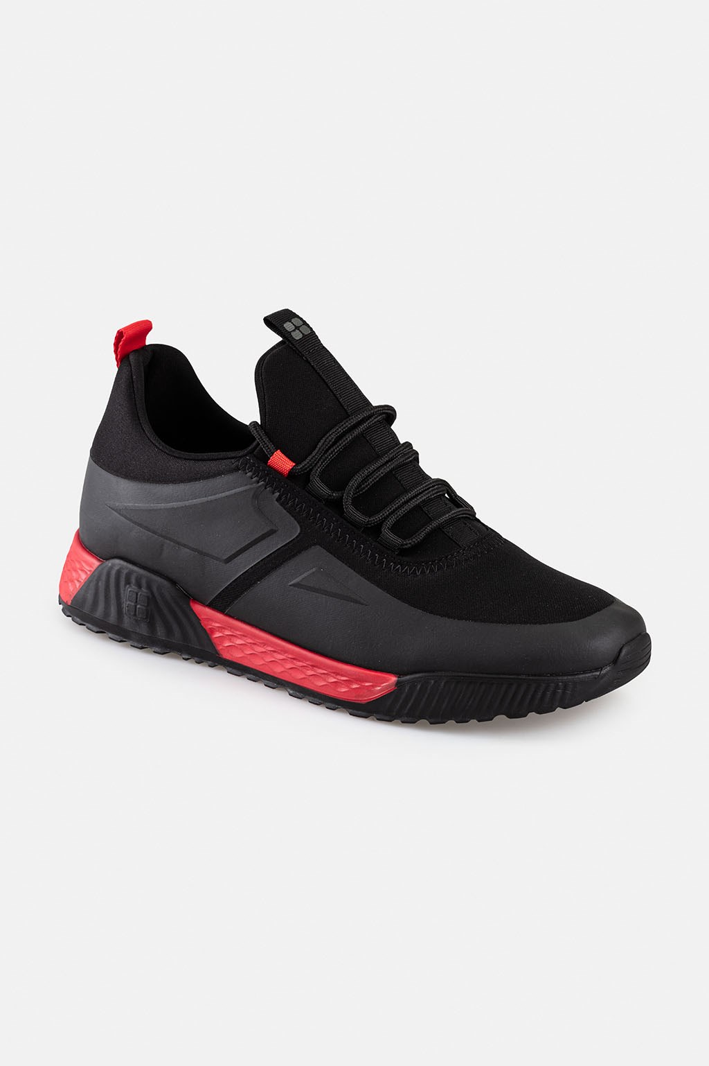Siyah Kırmızı Sneaker Ayakkabı