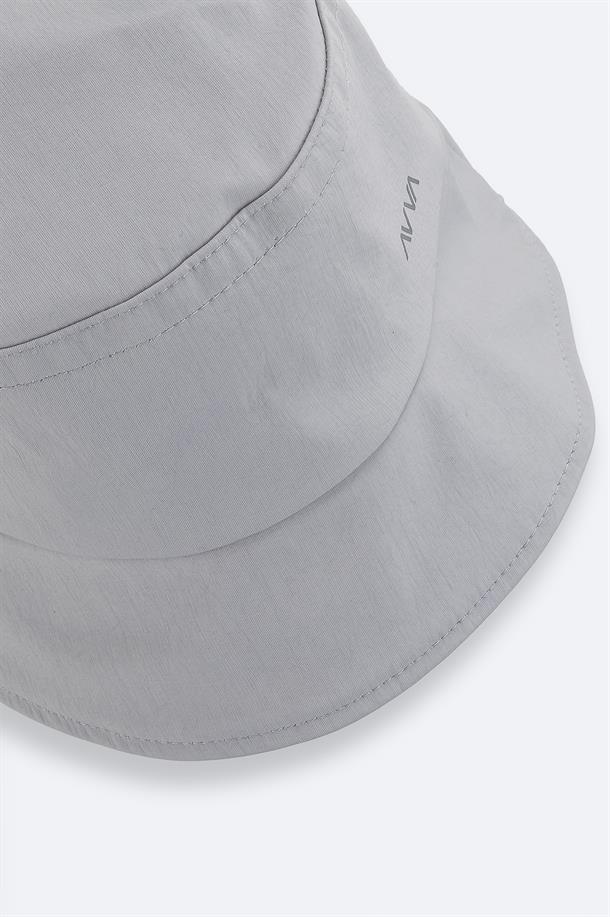 Gri AVVA Baskılı Bucket Şapka