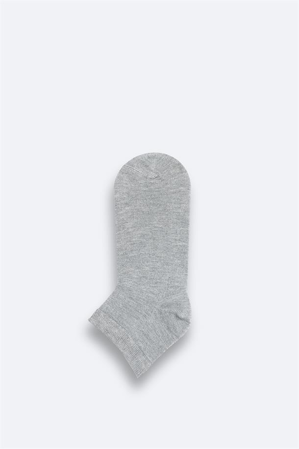 Grey Footie Socks