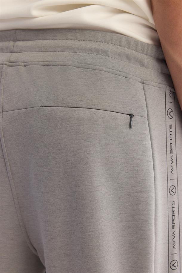 Gri Baskılı Regular fit Jogger