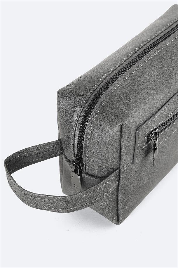 Grey Wash Bag