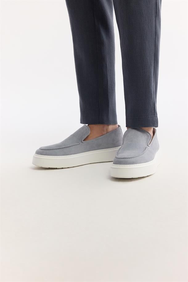 Gri Loafer Ayakkabı