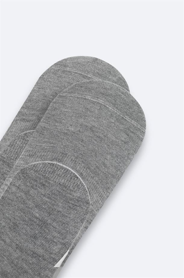 Grey Footie Socks