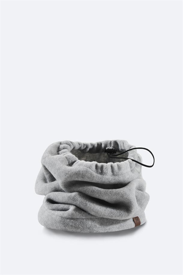 Grey Neckwarmer Beanie and Glove Set