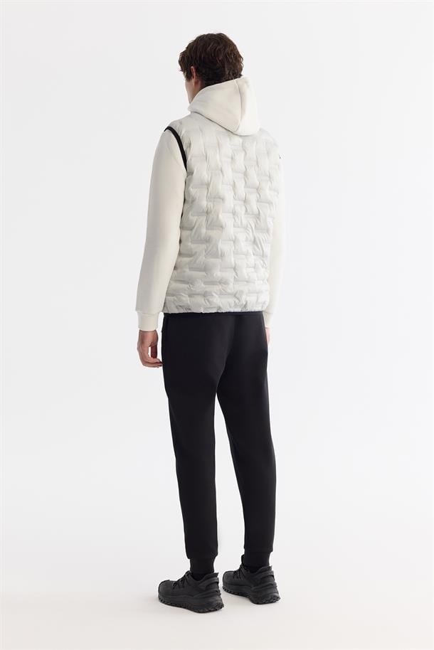 Grey Windproof Lightweight Puffer Gilet