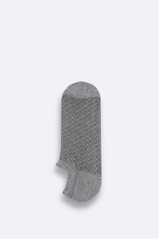 Gri Sneaker Çorap