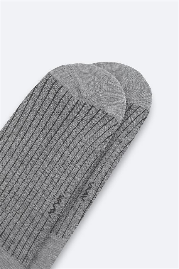 Gri Sneaker Çorap