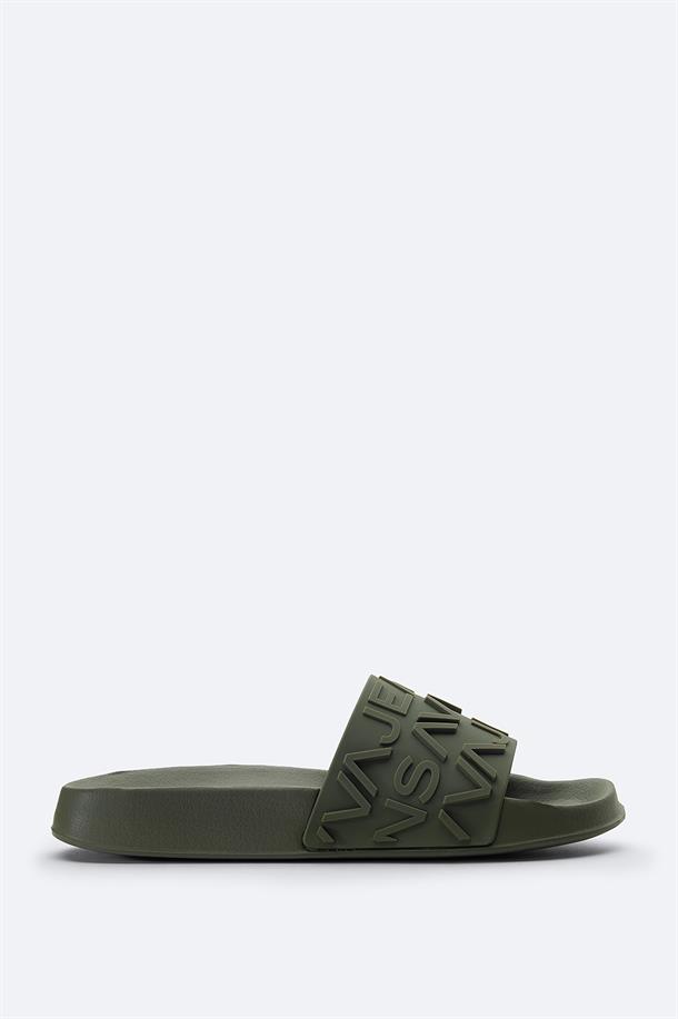 Khaki Eva Slides