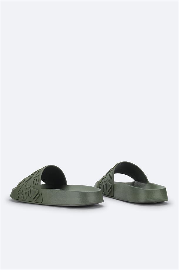 Khaki Eva Slides