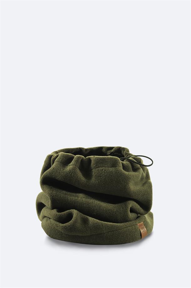 Khaki Neckwarmer Beanie and Glove Set