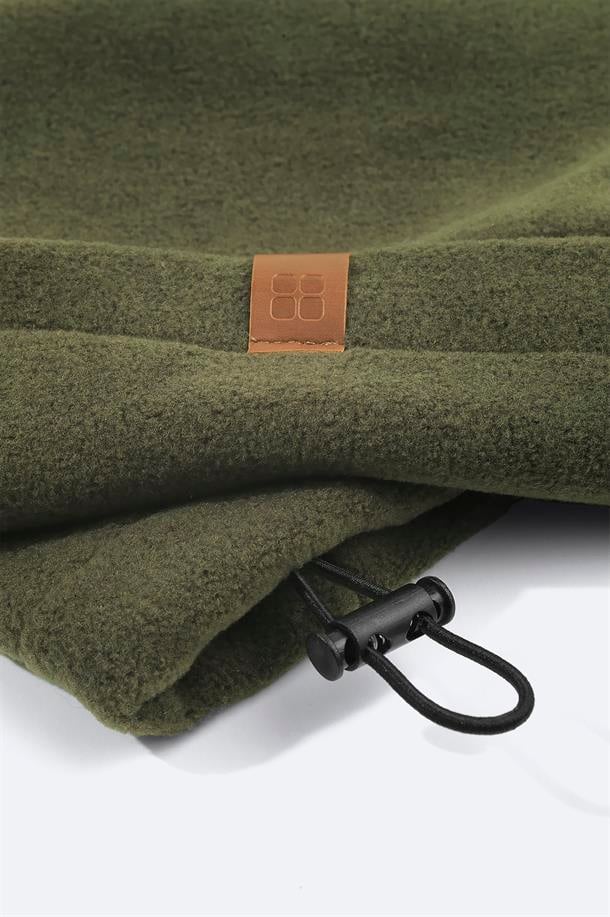 Khaki Neckwarmer Beanie and Glove Set