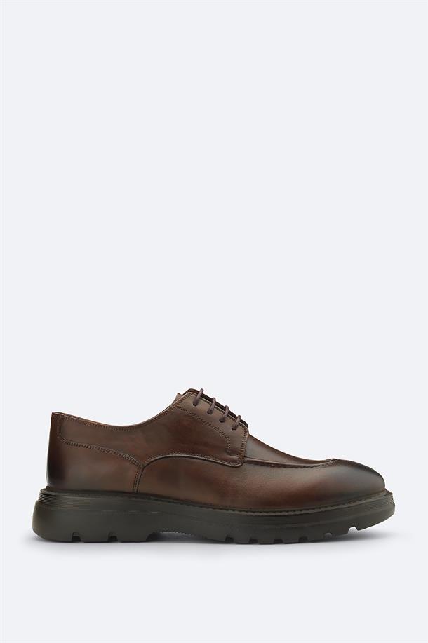 Brown Leather Casual Shoes