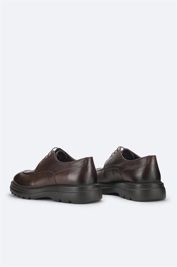 Brown Leather Casual Shoes