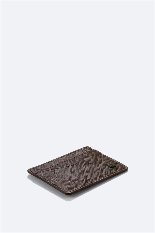 Brown Leather Card Holder