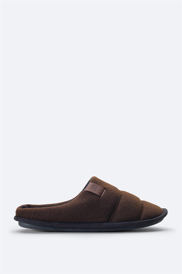 Brown Wool Slippers