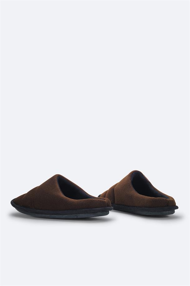 Brown Wool Slippers