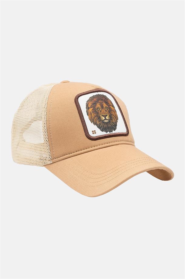 Kamel Aplike Armalı Spor Şapka