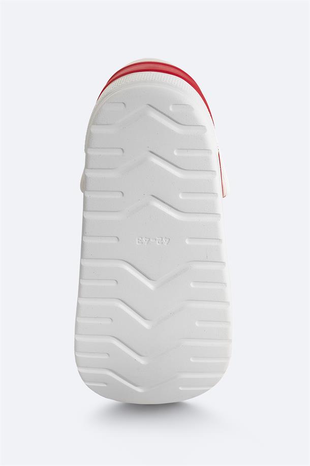 Red-White Eva Slides