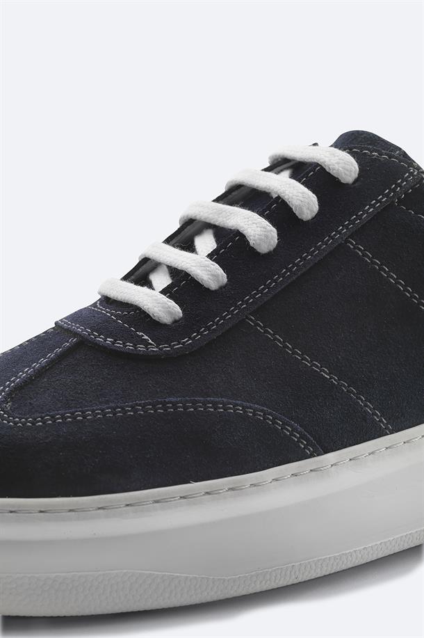 Navy Suede Casual Shoes