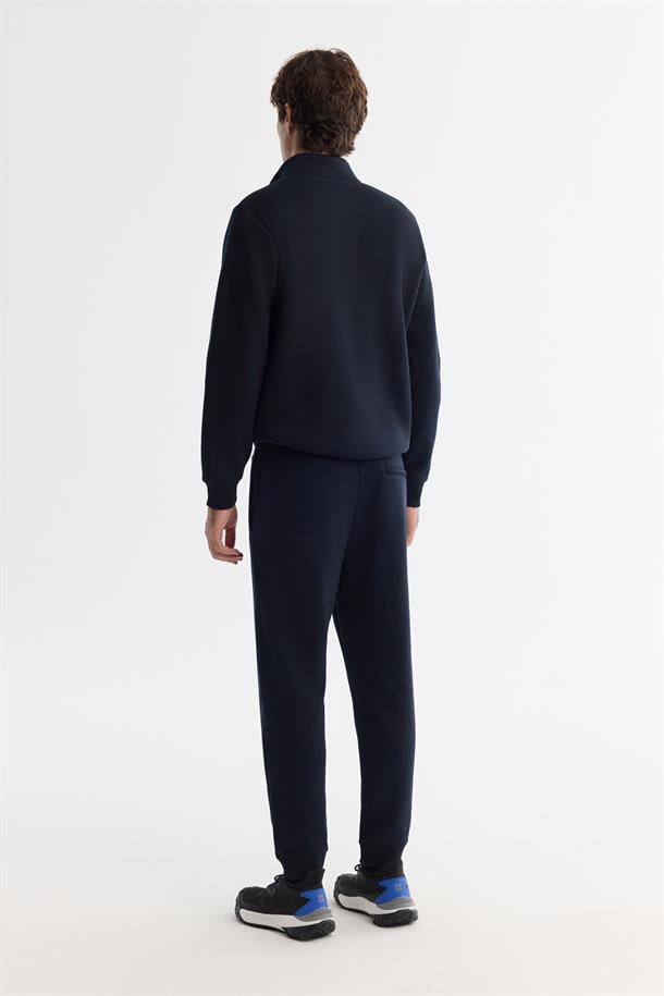 Lacivert Düz Basic Jogger