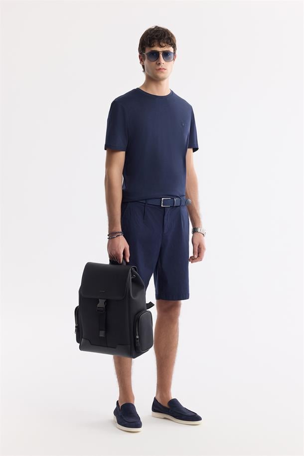 Navy Ultrasoft Crew Neck T-Shirt