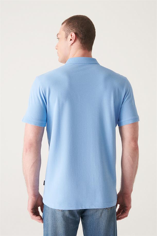 Mavi Polo Yaka Basic T-Shirt