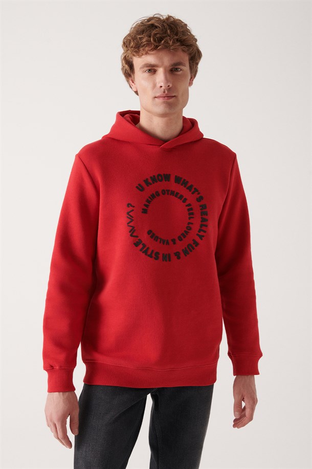 Reflektör Baskılı Sweatshirt