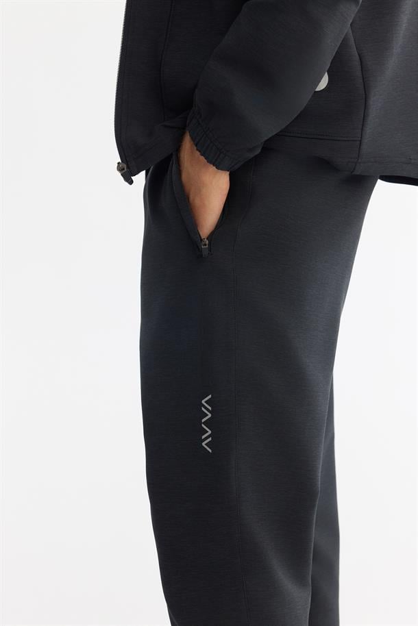 Siyah Baskılı Regular fit Jogger
