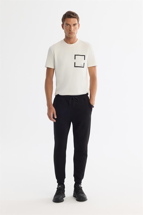 Siyah Düz Basic Jogger