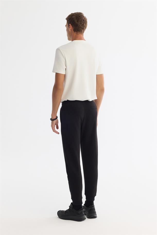 Siyah Düz Basic Jogger