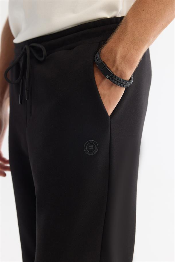 Siyah Düz Basic Jogger