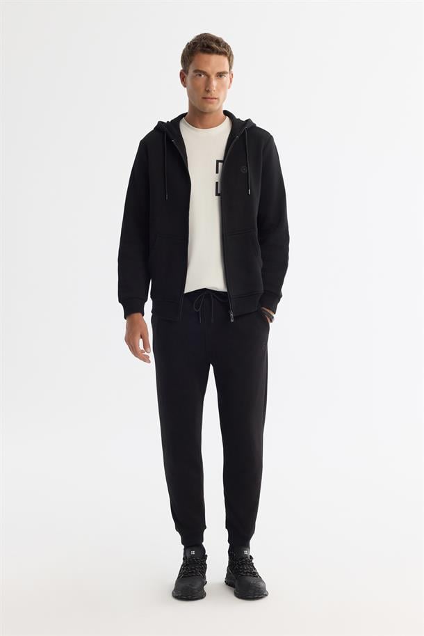Siyah Düz Basic Jogger