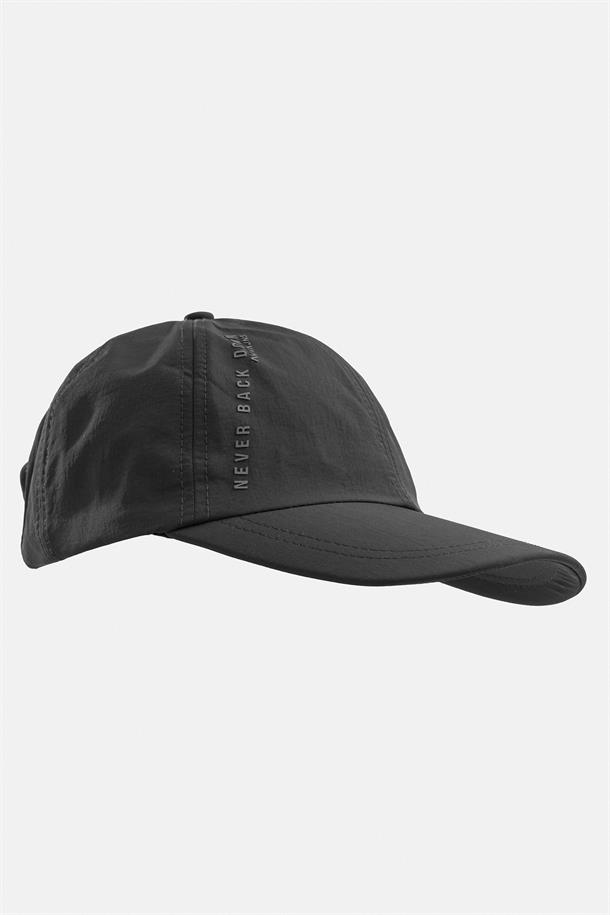 Siyah Önü Slogan Baskılı Şapka