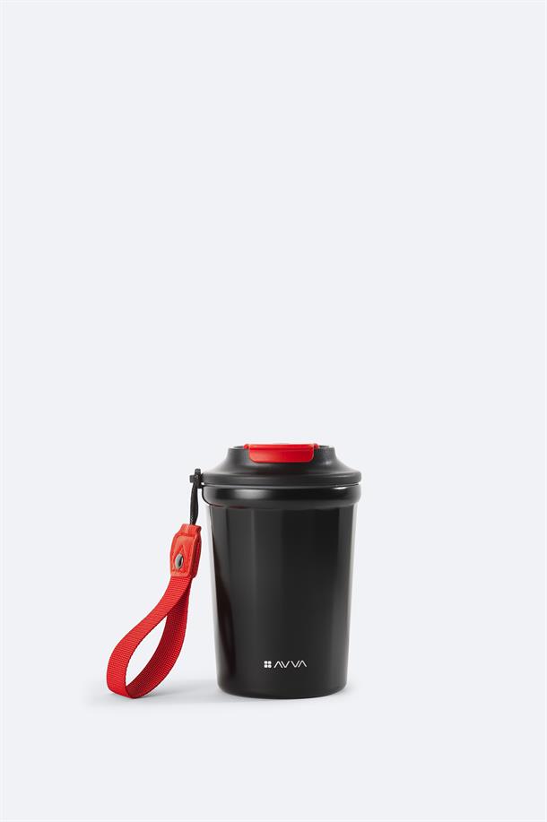 Black Sport Steel Thermos