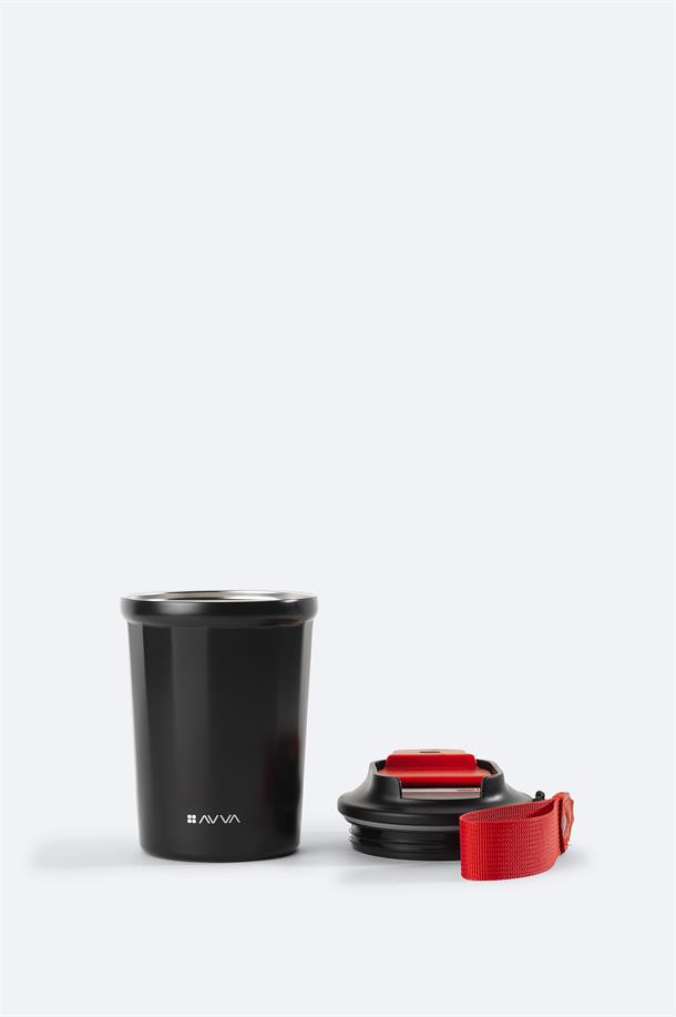 Black Sport Steel Thermos