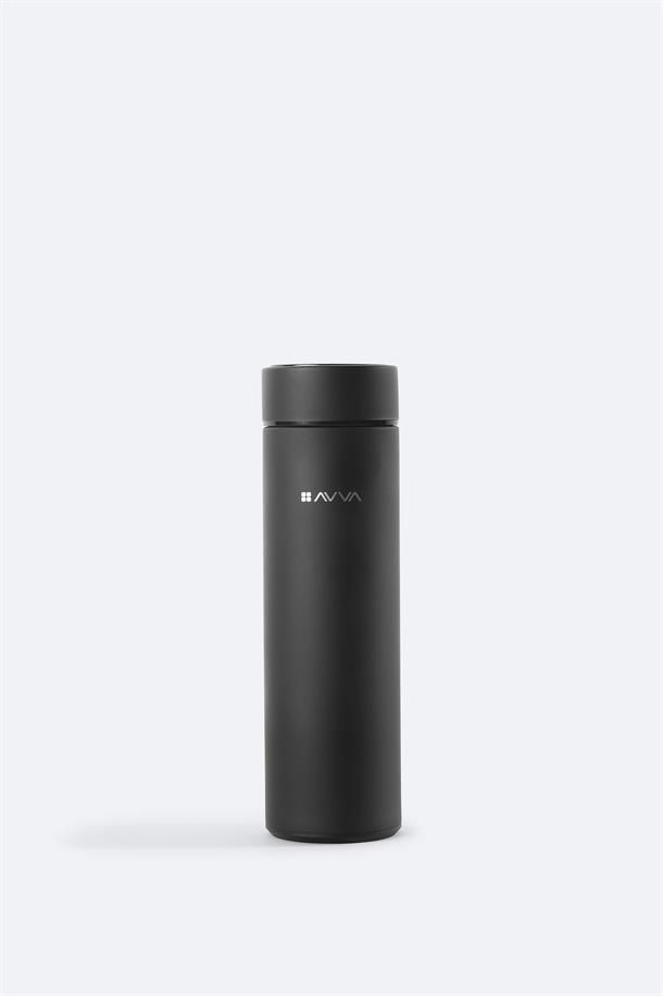 Black Sport Steel Thermos