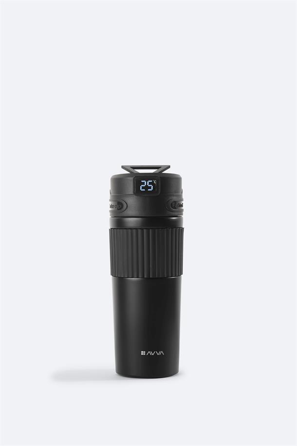 Black Sport Steel Thermos