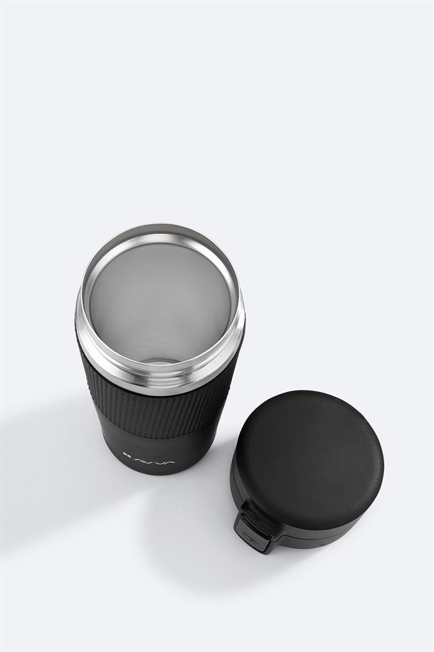 Black Sport Steel Thermos