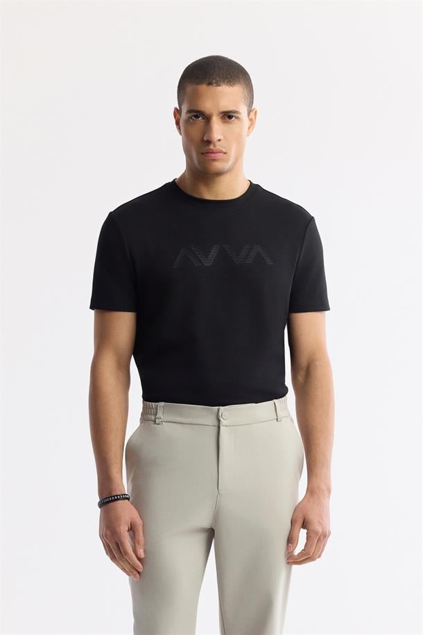 Taş Yanı Lastikli Teknik Kumaş Nora Slim Fit Pantolon