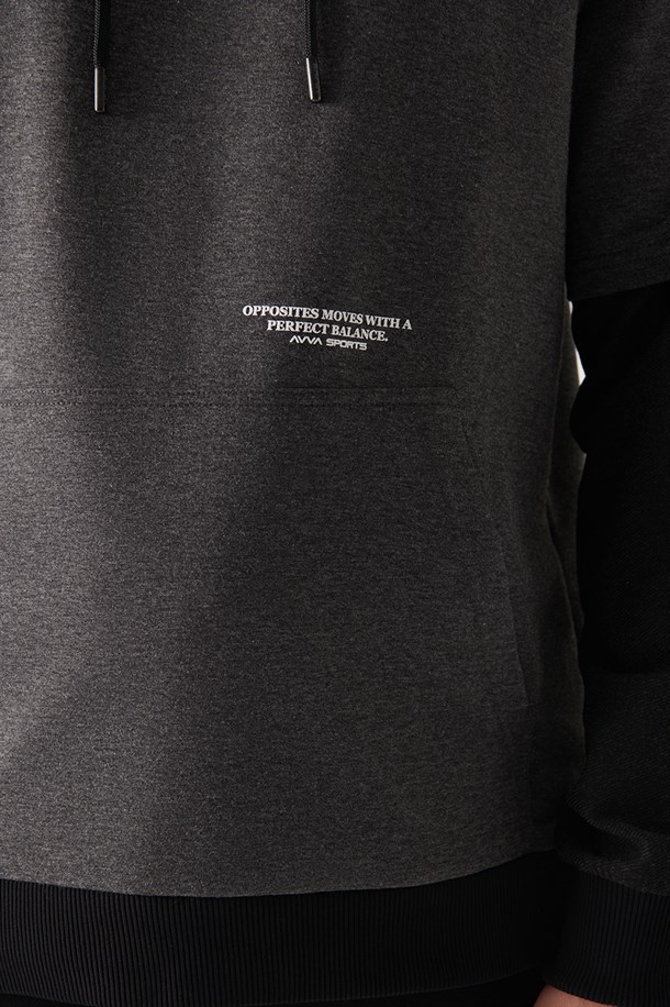 Parçalı Sweatshirt