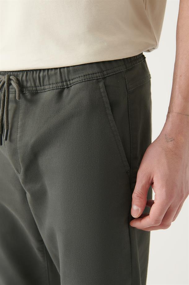 Antrasit Örme Jogger Pantolon