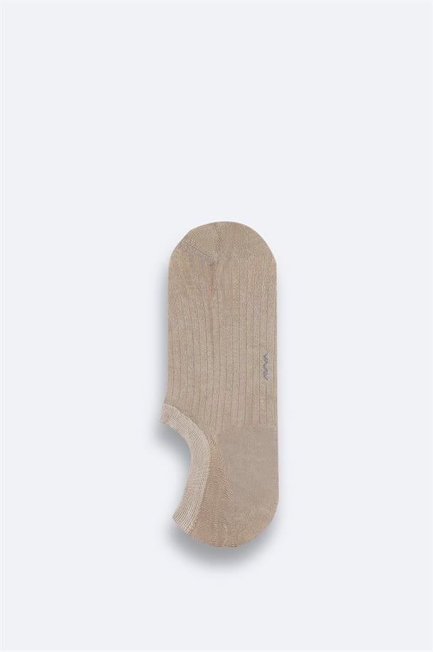 Bej Sneaker Çorap