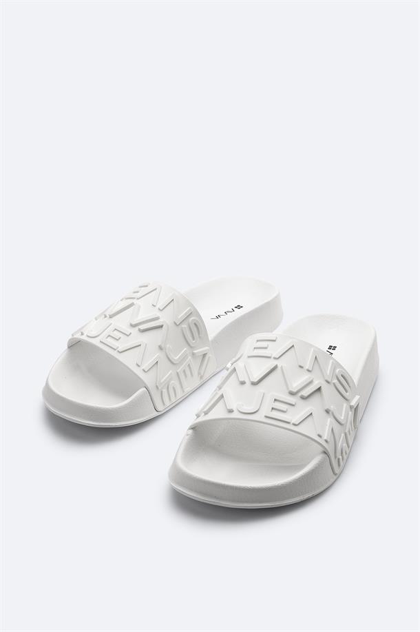 White Eva Slides