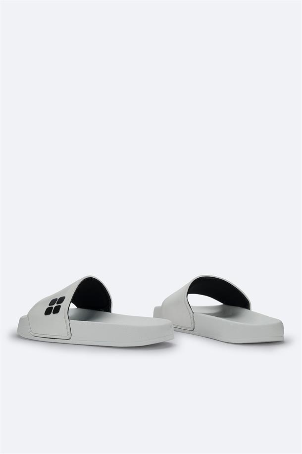 White Eva Slides