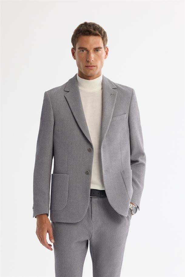 Grey Bi-Stretch Lightweight Jacket