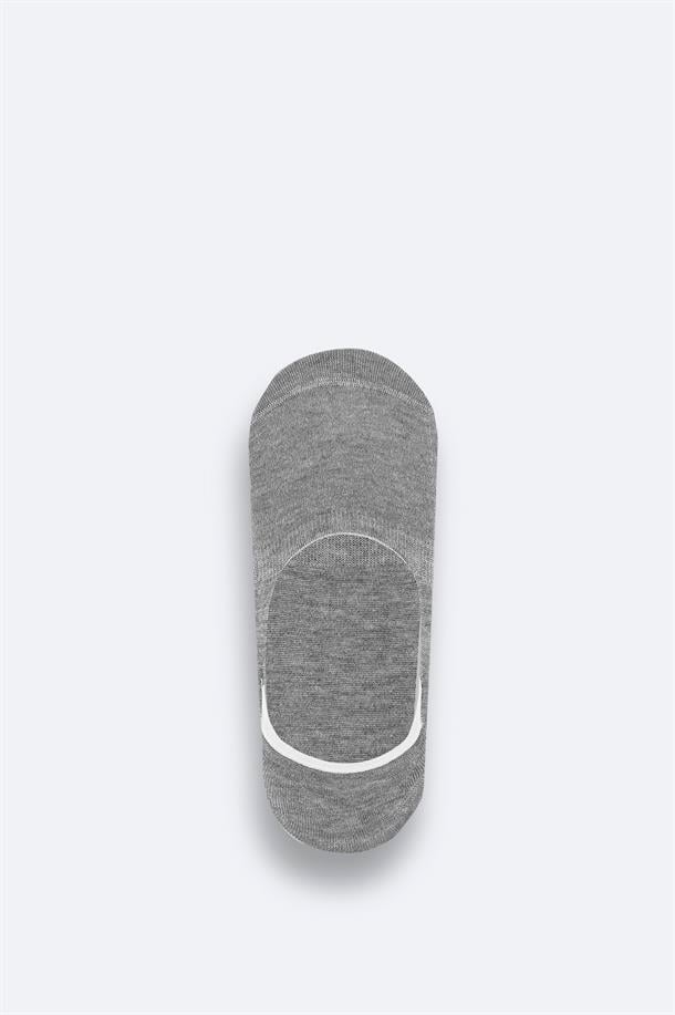 Grey Footie Socks