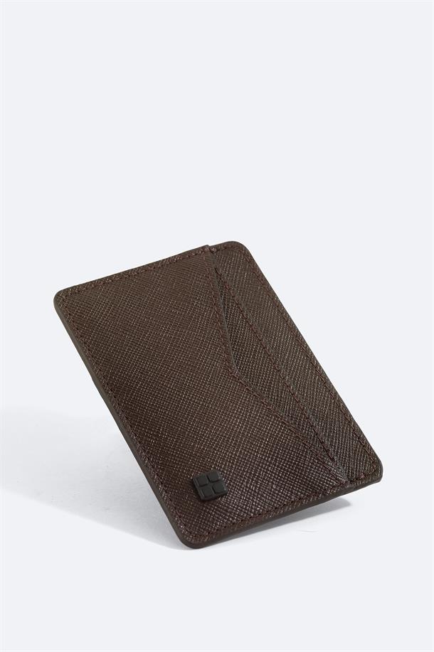 Brown Leather Card Holder