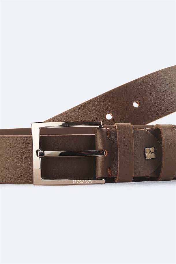 Brown Leather Belt