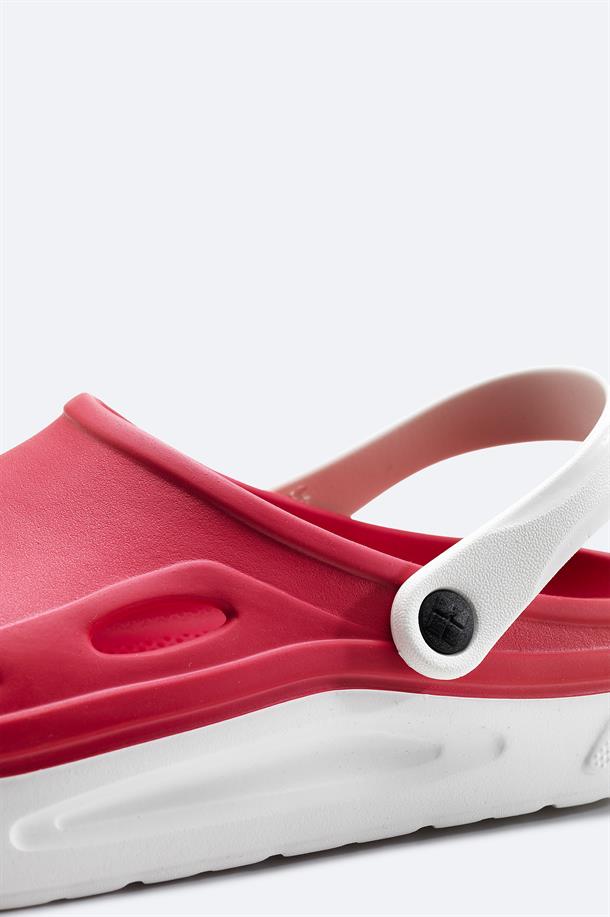 Red-White Eva Slides